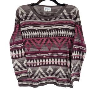 Denim &‎ Supply Ralph Lauren Aztec Sweater Women's Medium Southwestern Boho